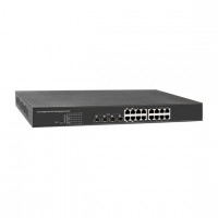 Управляемый PoE-коммутатор Gigabit Ethernet на 16 портов