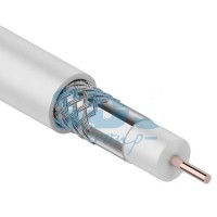 Кабель RG-6U (32%), 75 Ом, 100 м, белый