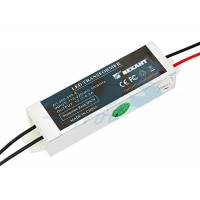 Источник питания 110-220V AC/12V DC, 1А, 12W с проводами, влагозащищенный (IP67)